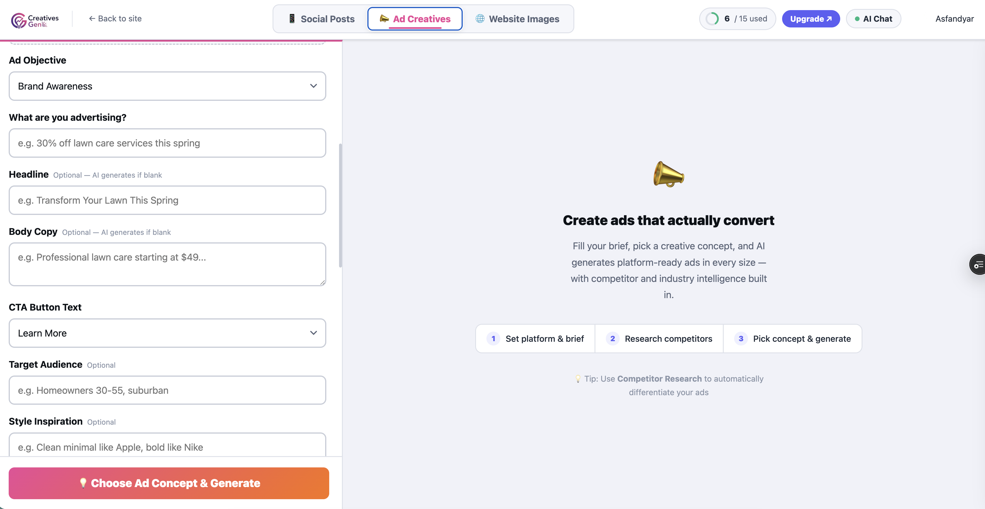 Describe your content